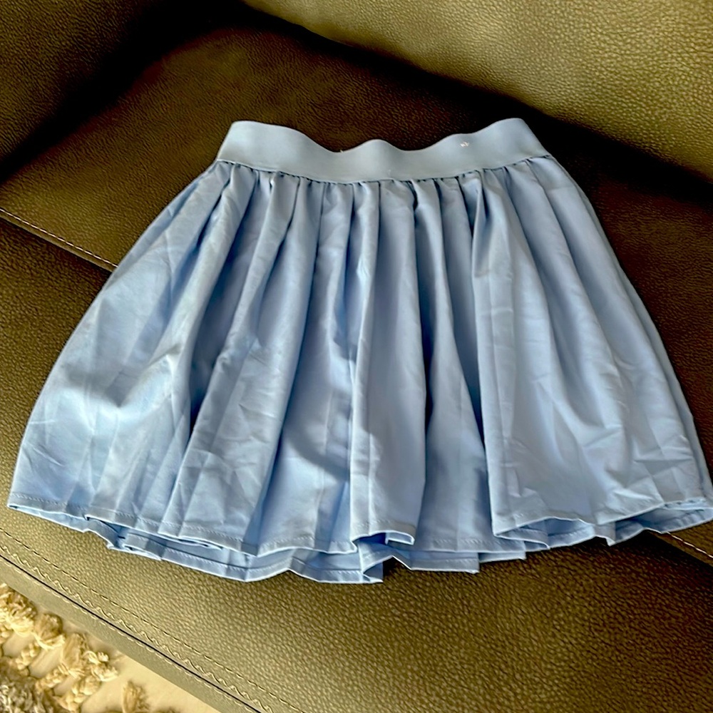 Periwinkle tennis skirt